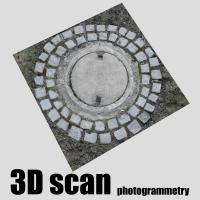 3D scan manhole cover #5